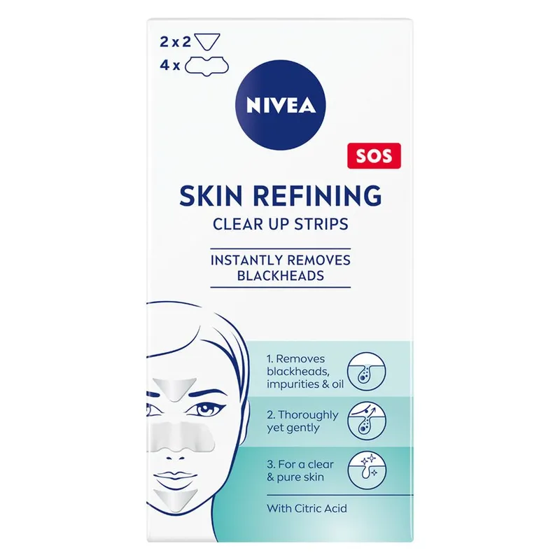 NIVEA Daily Essentials All Skin Types Refining Clear-Up Strips 6st - 6 pcs