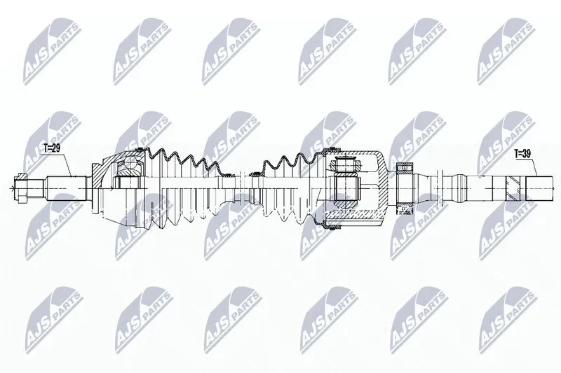 Drivaxel NTY NPW-RE-089