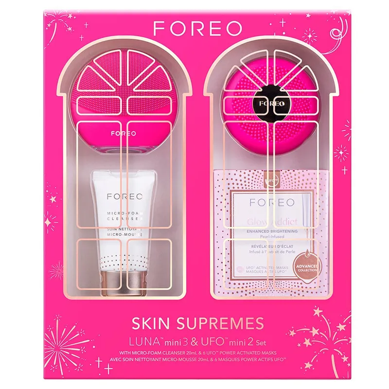 FOREO LUNA Mini 3 & UFO Mini 2 Set Fuchsia