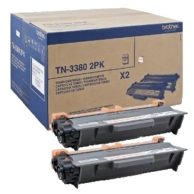 Brother TN3380TWIN Tonerkassett twin pack, 8.000 Sidor