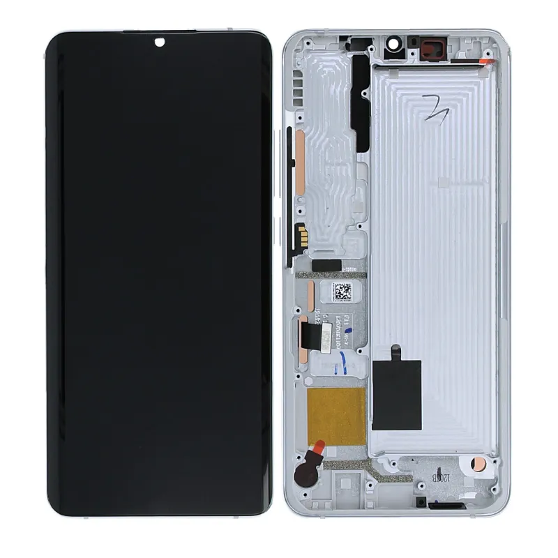 Xiaomi Mi Note 10/Note 10 Pro Skärm med LCD-display Original – Vit