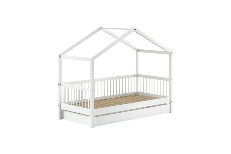 Vipack Hussäng Forrest Med Låda - 90×200 Cm - Vit