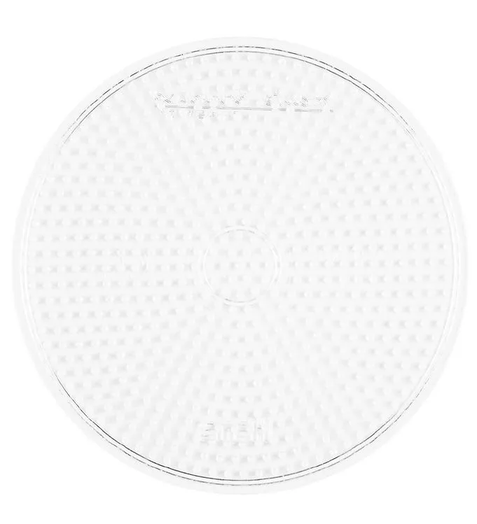 Hama Midi Pärlplatta - Stor Cirkel - Transparent