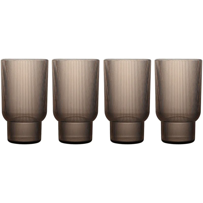 Sagaform Billi dricksglas 43 cl 4-pack Brun
