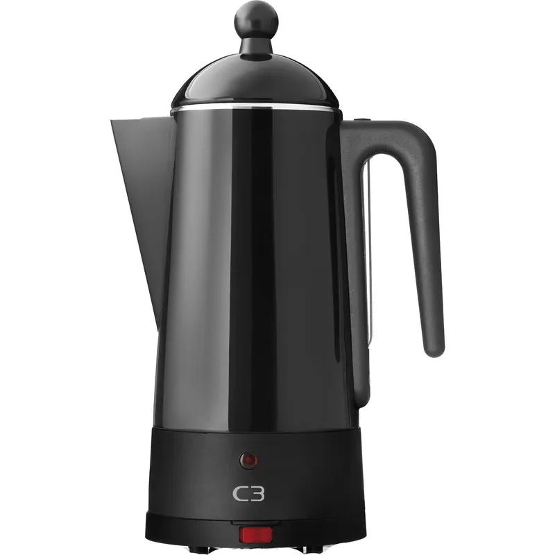 C3 Perkolator Design Svart 10 Koppar