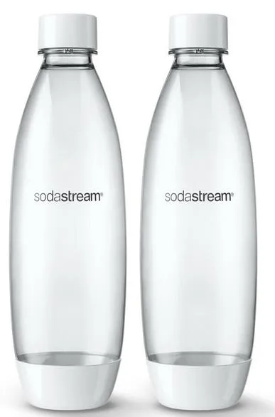 Buteljar Sodastream Logo Fuse White 2 St.