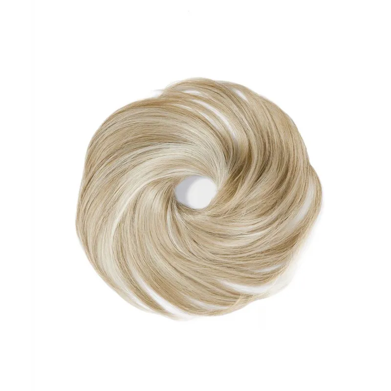 Rapunzel of Sweden Vegan Hair Scrunchie 20 cm M7.3/10.8 Cendre Ash Blonde Mix