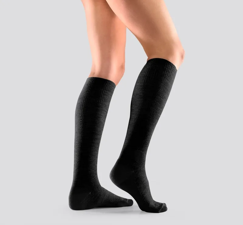 Mabs wool knee black m 1 par