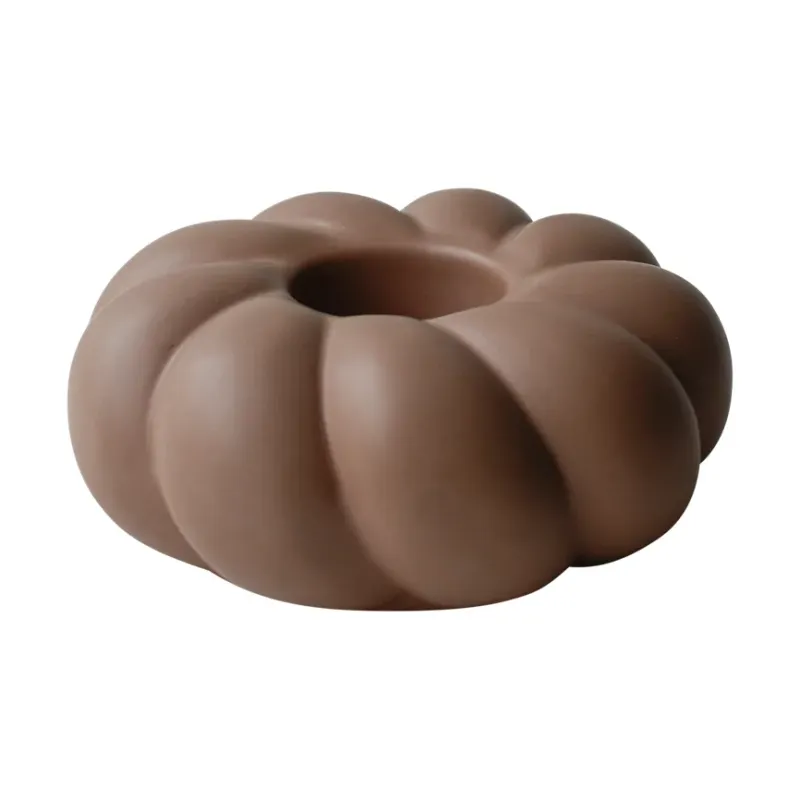 DBKD Twine ljuslykta Ø14 cm Nougat