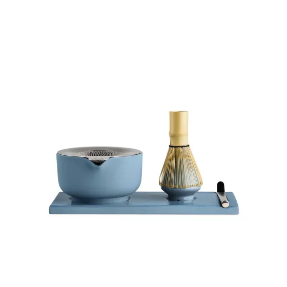 Fellow Hazy Blue matcha-teset