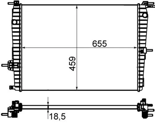 MAHLE CR 1197 000P Kylare