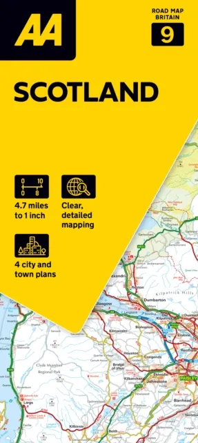 AA Road Map Scotland