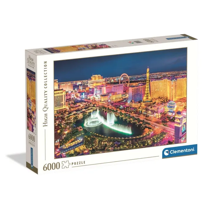CLEMENTONI Pussel 6000 Pcs High Quality Collection Las Vegas