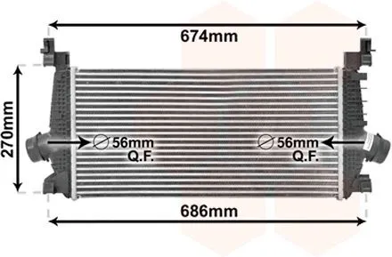 VAN WEZEL 37004548 Intercooler