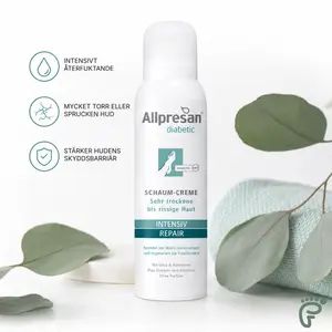 Allpresan Diabetic Intensive Repair – 125 ml – För diabetesfötter