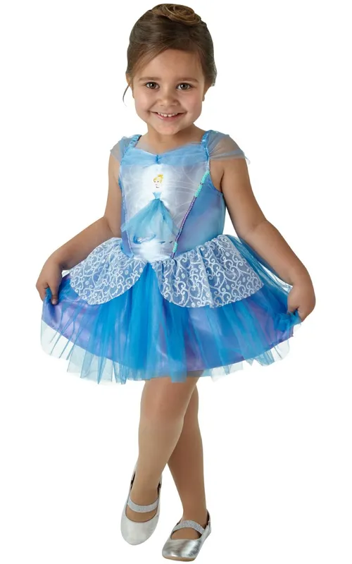 Disney Prinsessan Askungen Ballerina utklädning (2-6 år)(Stl. 98/T)