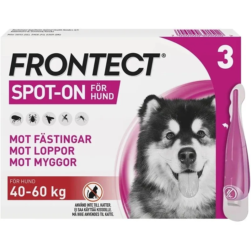 Frontect 40-60 kg, spot-on, lösning 3×6 ml
