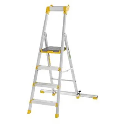 W.steps 55P Trappstege med certifierat aluminium, med stegfot 4 steg