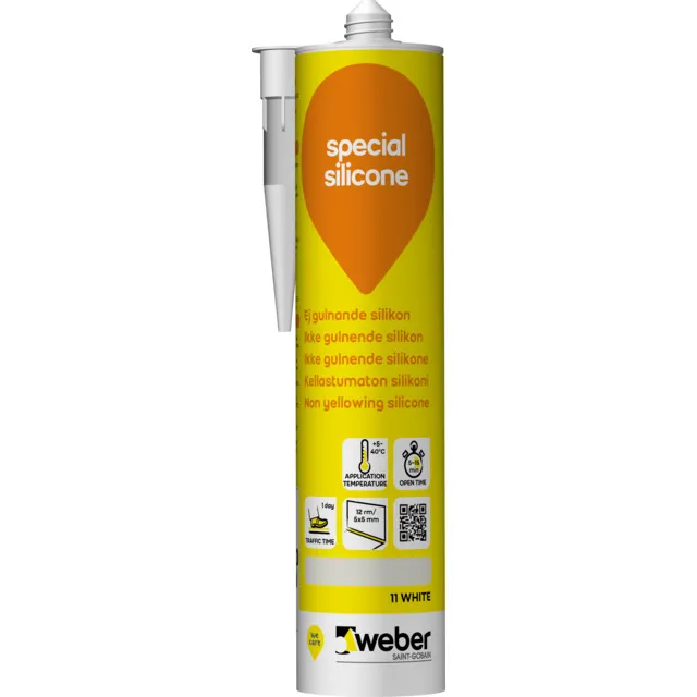 SILIKON 11 SPECIAL VIT 310ML | Beijerbygg Byggmaterial