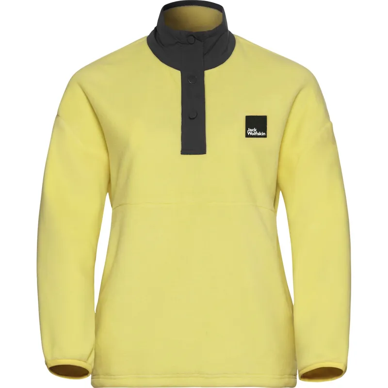 Jack Wolfskin Sumetro, Fleecepullover, Dam, Gul