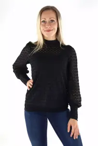 Vmbecca Ls High Neck Lace Top (#7274)