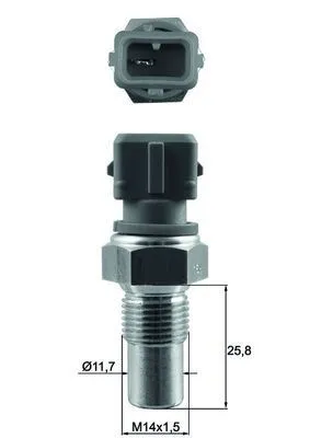 Kylvätsketemperatursensor MAHLE TSE 20