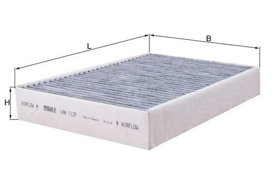 Kupéfilter MAHLE LAK 1137
