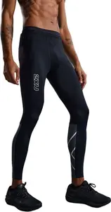 2XU Light Speed React Compression Tights M Herr Svart S | Löpartights