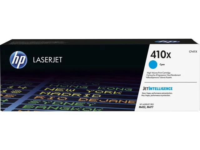 HP 410X cyan original LaserJet-tonerkassett med hög kapacitet