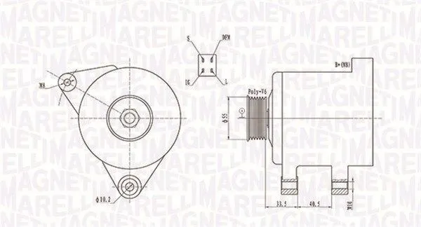Generator MAGNETI MARELLI 063731605010