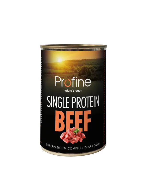 Single Protein Beef Våtfoder till Hund – 6 x 400 g