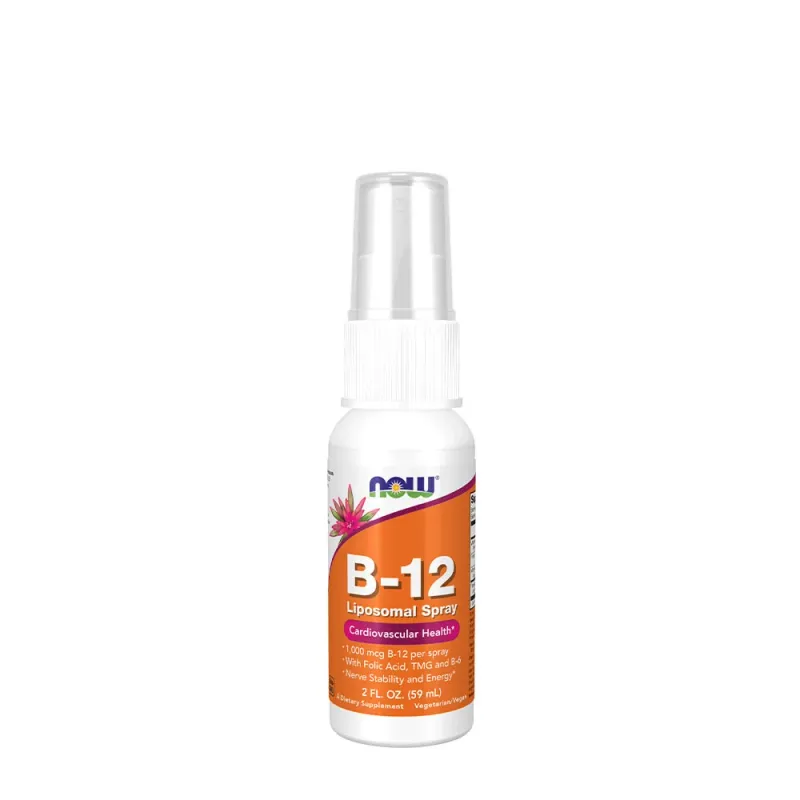 NOW - Vitamin B12 Liposomal Spray, Storlek