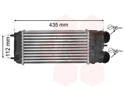 Intercooler VAN WEZEL 40004353