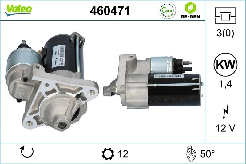 Startmotor VALEO 460471