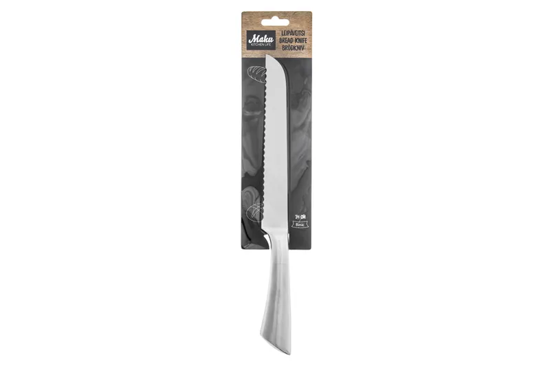 Brödkniv i rostfritt stål 34 cm
