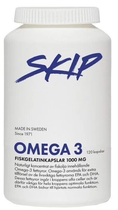 Skip Nutrition Skip Omega-3 1000mg 120 tabletter