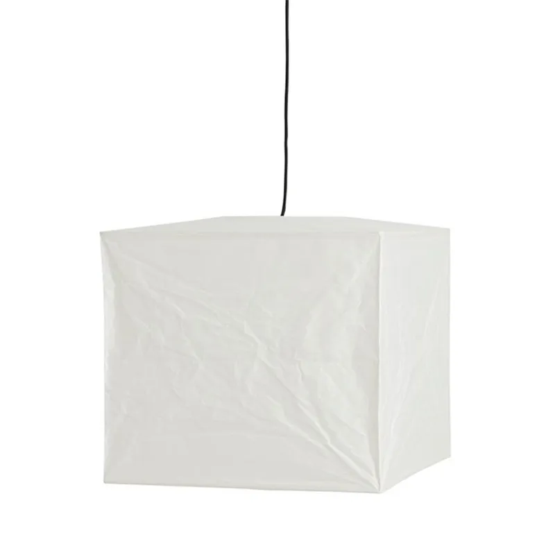 Hay Paper Shade Cube lampskärm 45 cm, vit