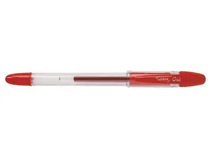 Gelpenna LYRECO PREMIUM grip 0,7mm röd