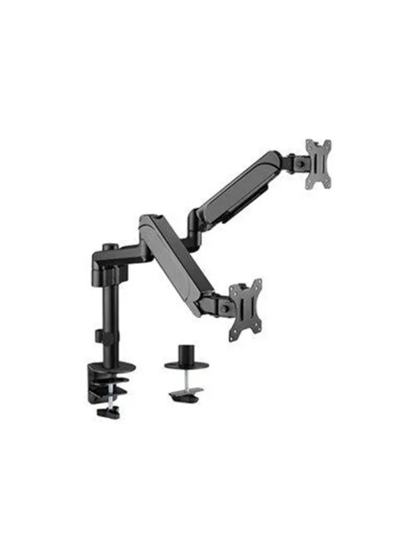Gembird Monitor Arm - Adjustable arm 2-display 17″-32″ (#6144)