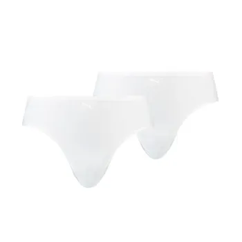 Puma 2P Women Plain Brief Vit One Size Dam
