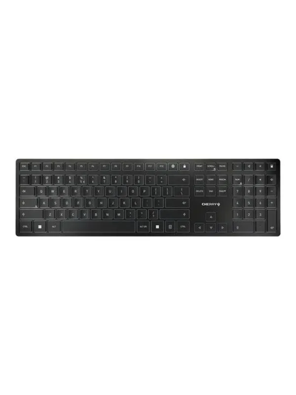 Cherry KW 9100 SLIM - Tangentbord - Belgisk - Silver