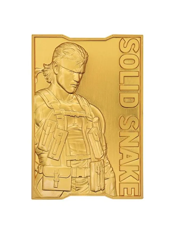 FaNaTtik - Metal Gear Solid 2 - 24k Gold Plated Snake Ingot