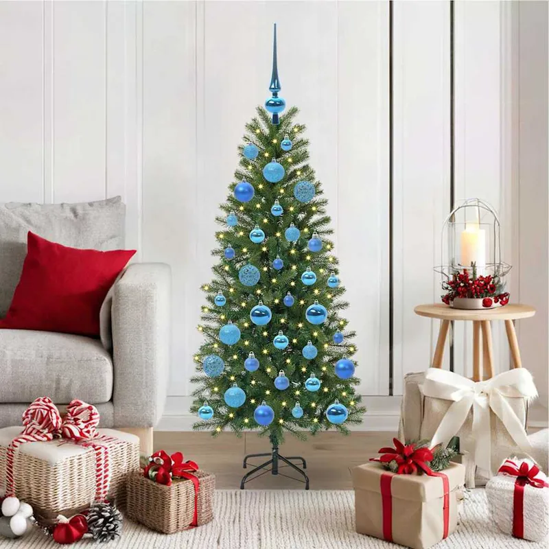 vidaXL Konstgjord julgran Grön 120 cm PE och PVC (#2958)