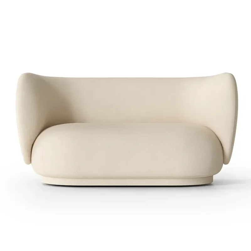 Ferm Living, Rico 2-sits soffa Brushed – Off-White