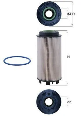 Bränslefilter MAHLE KX 403/1D