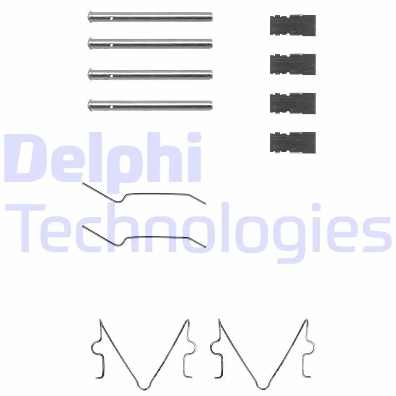 Monteringssats, bromsbelägg DELPHI LX0164