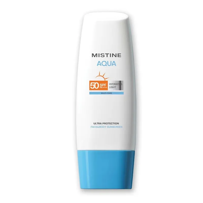 Mistine Aqua Base Ultra Protection Hydrating Face Body Sunscreen SPF50 PA++++ 70 ml. 70 ml.