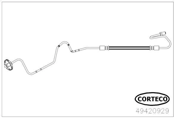 Bromsslang CORTECO 49420929