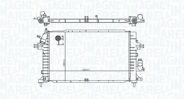 Kylare Magneti Marelli 350213176100