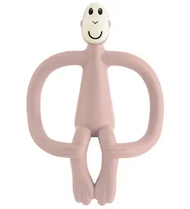 Matchstick Monkey Bitring - Monkey Tandsjukdomar - Dusty Pink